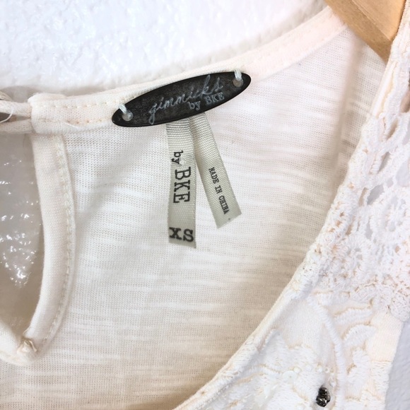 BKE Lace And Sequin Boho Tank top - Picture 5 of 6